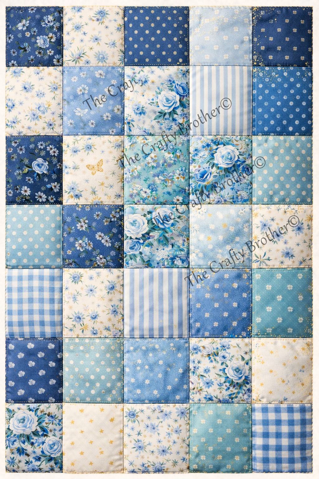 Blue Quilt – The Crafty Brother