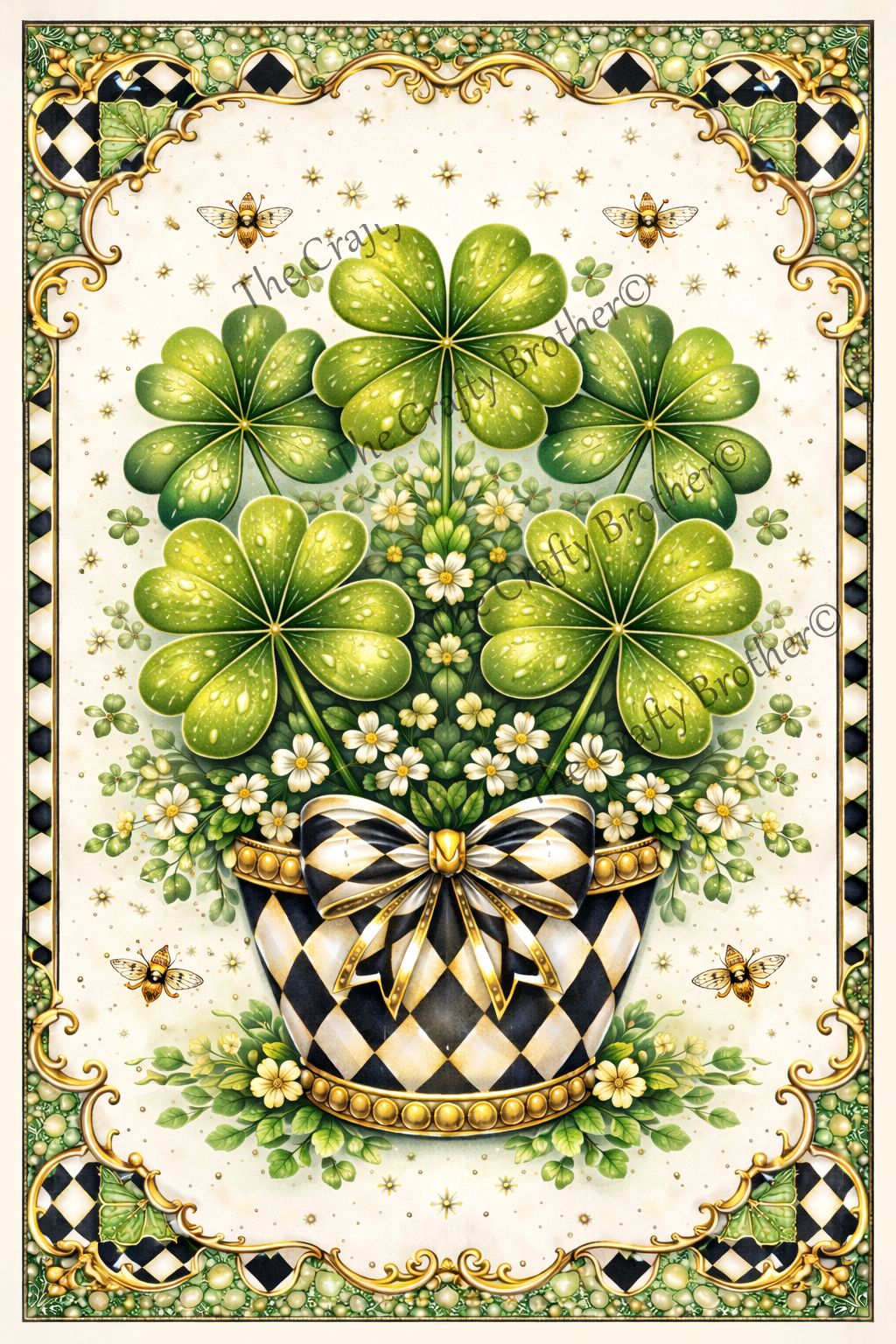 4-Leaf Clover Basket