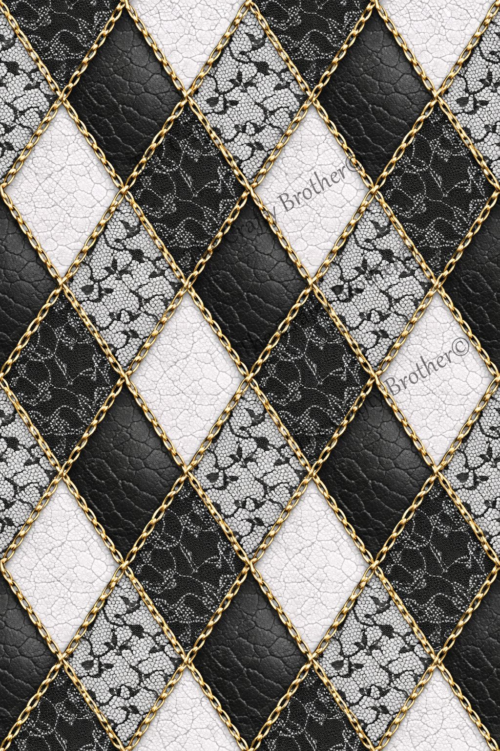 Leather Diamonds