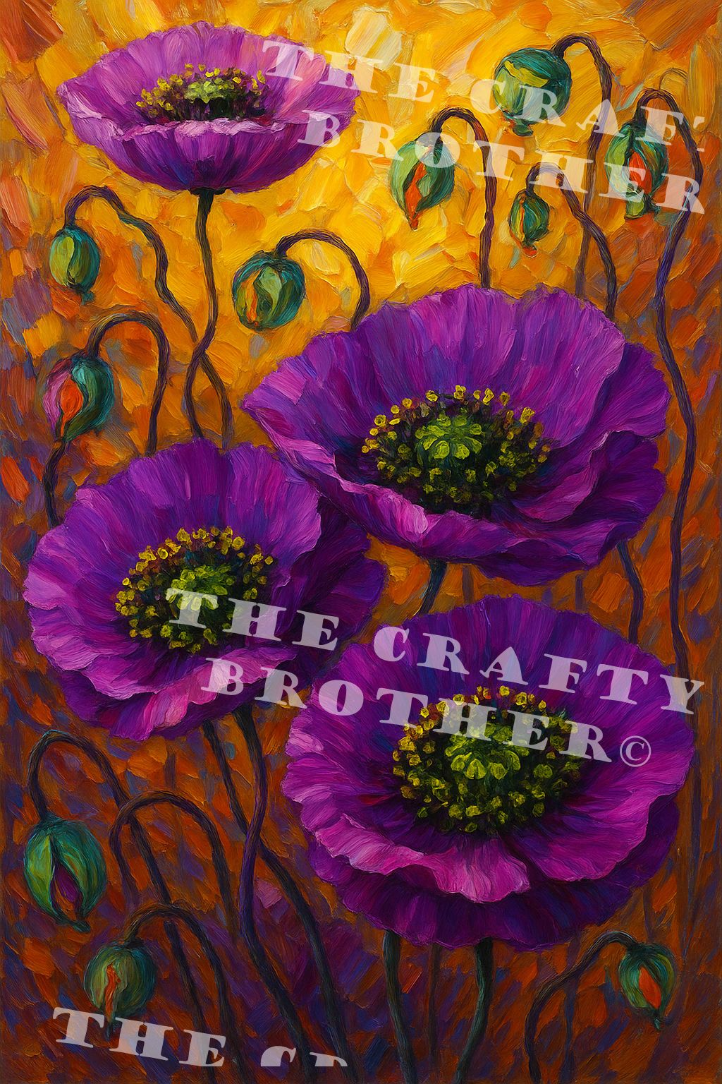 Purple Poppies