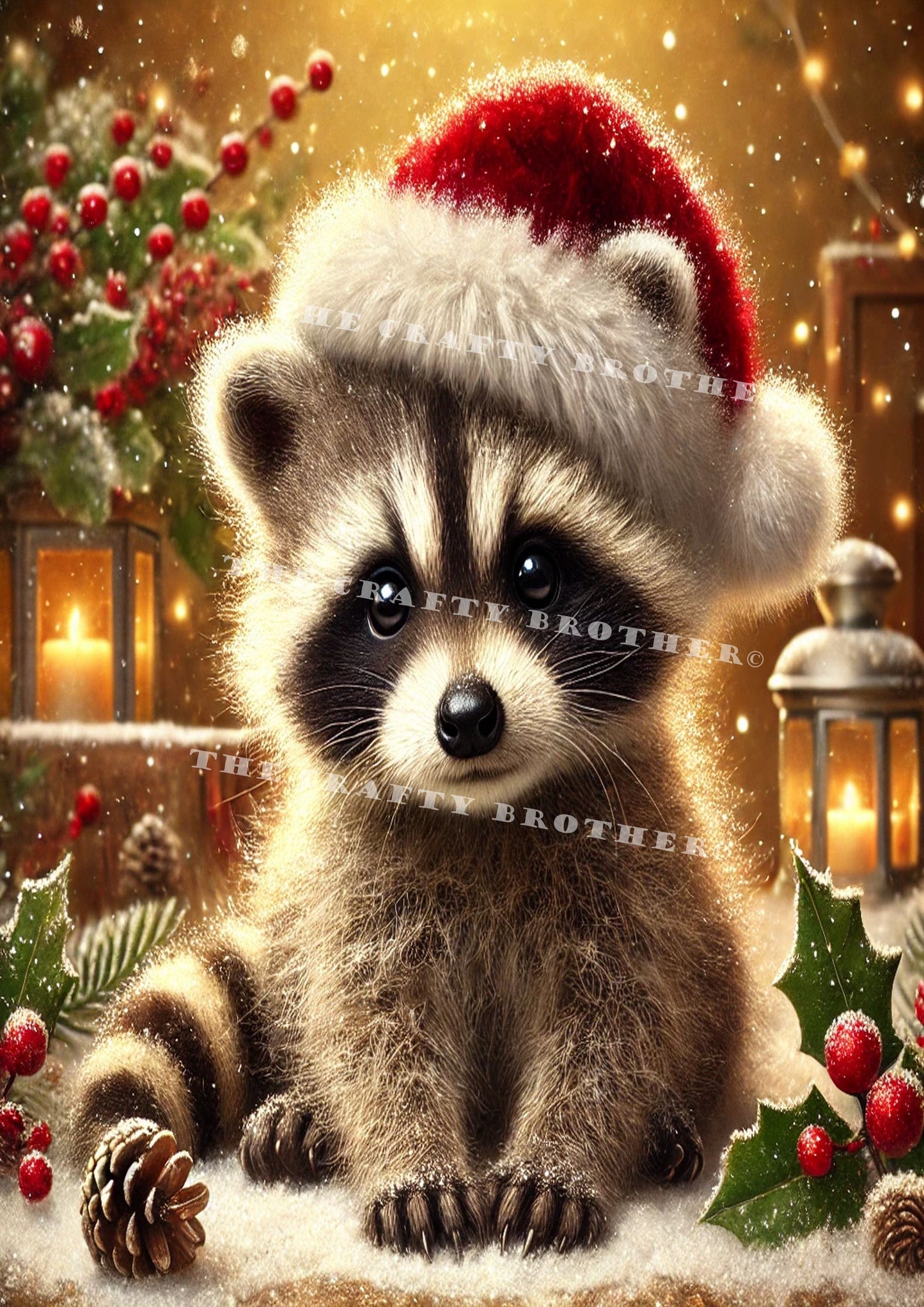 Santa's Raccoon