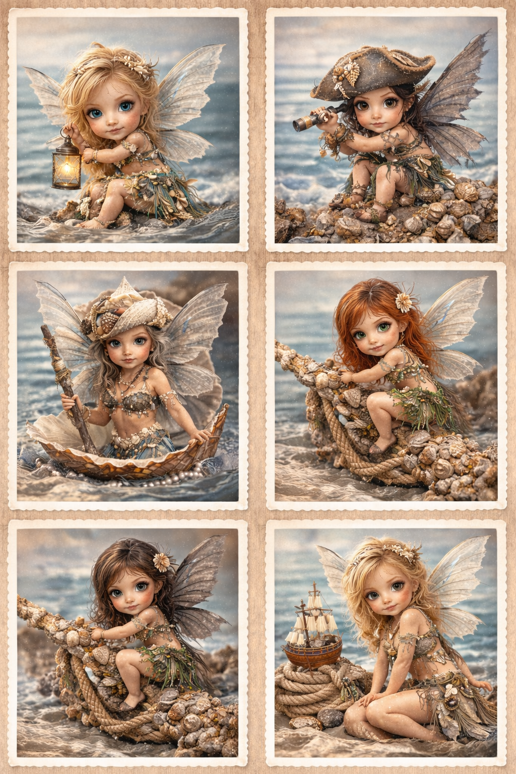 Sea Fairy Cards