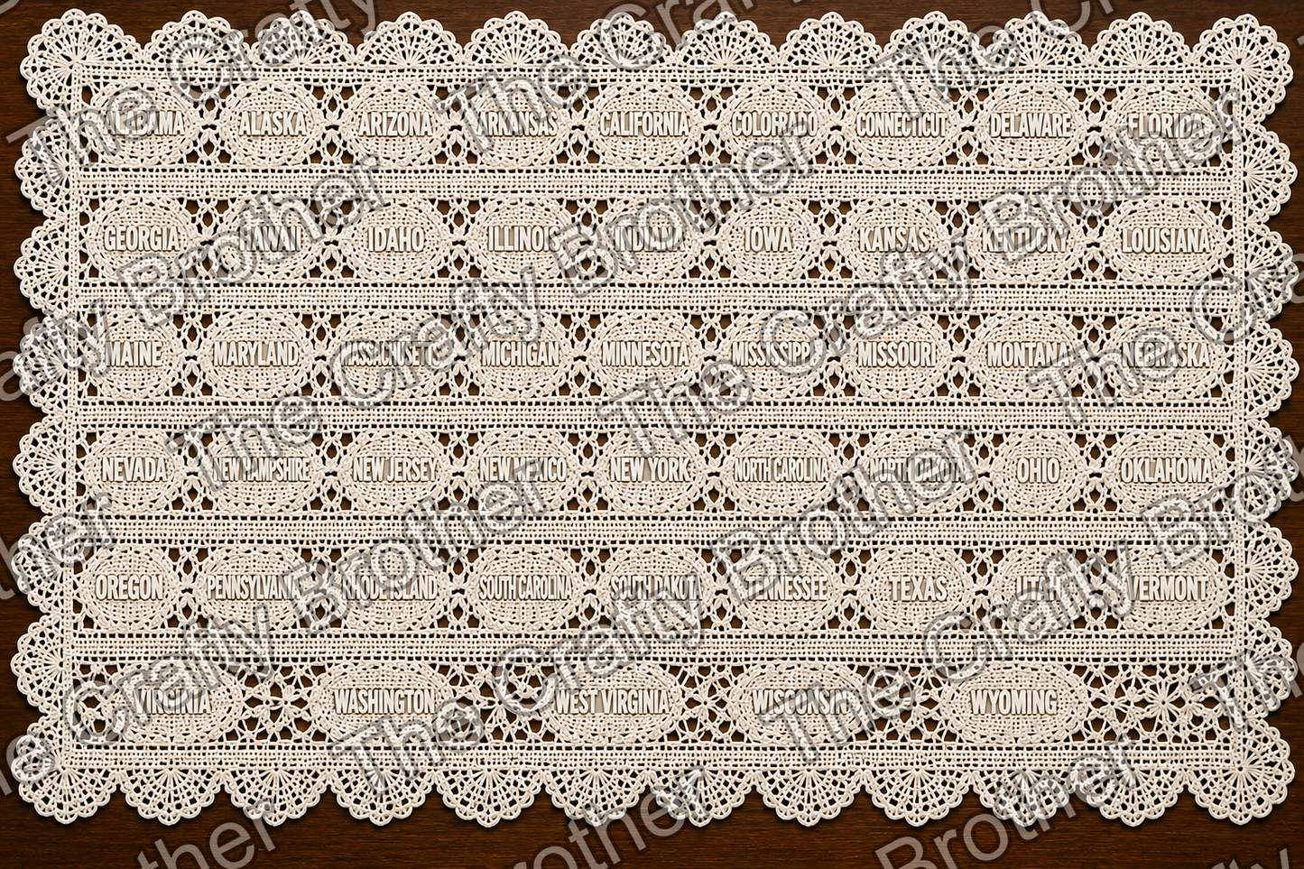 White Lace Fifty States