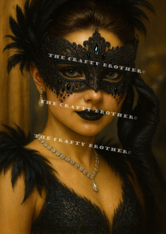 Black Swans Mask