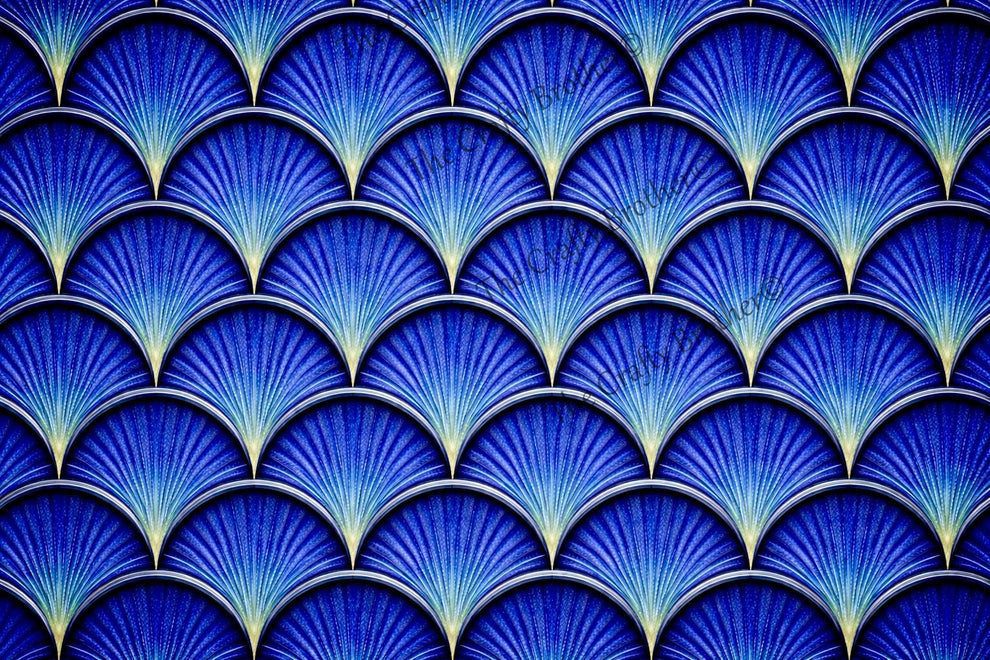 Blue Peacock Pattern – The Crafty Brother