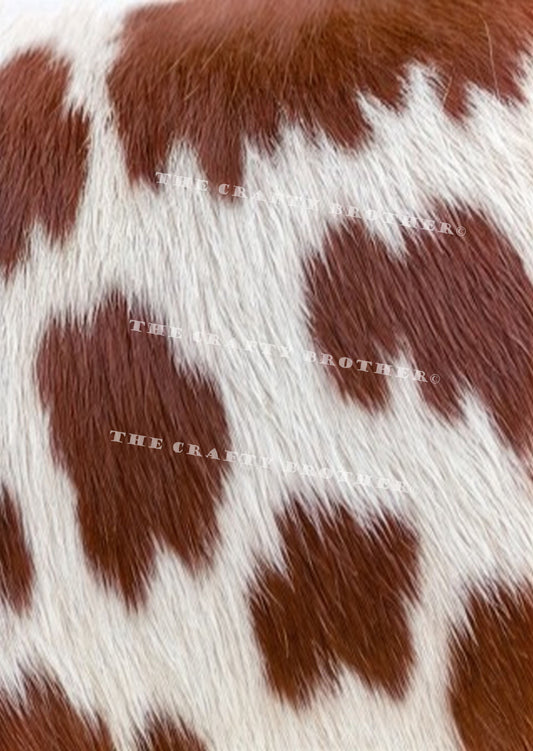 Brown Cow Print