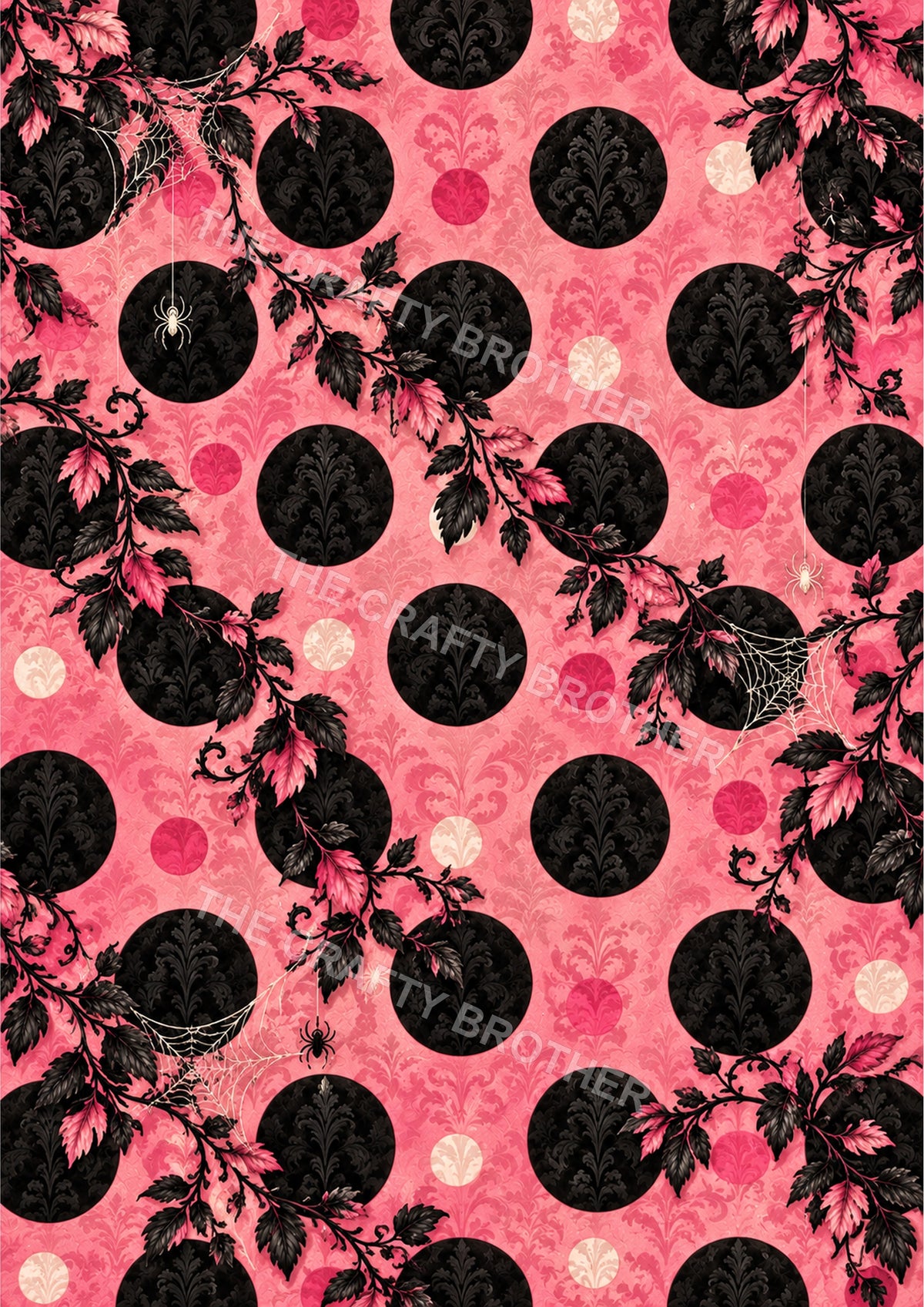 Polka dot pattern artwork.