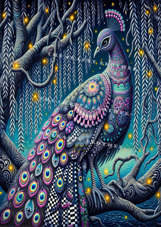 Night Forest Peacock