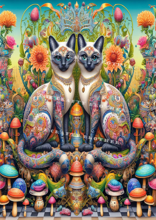 The Siamese Twin Cats