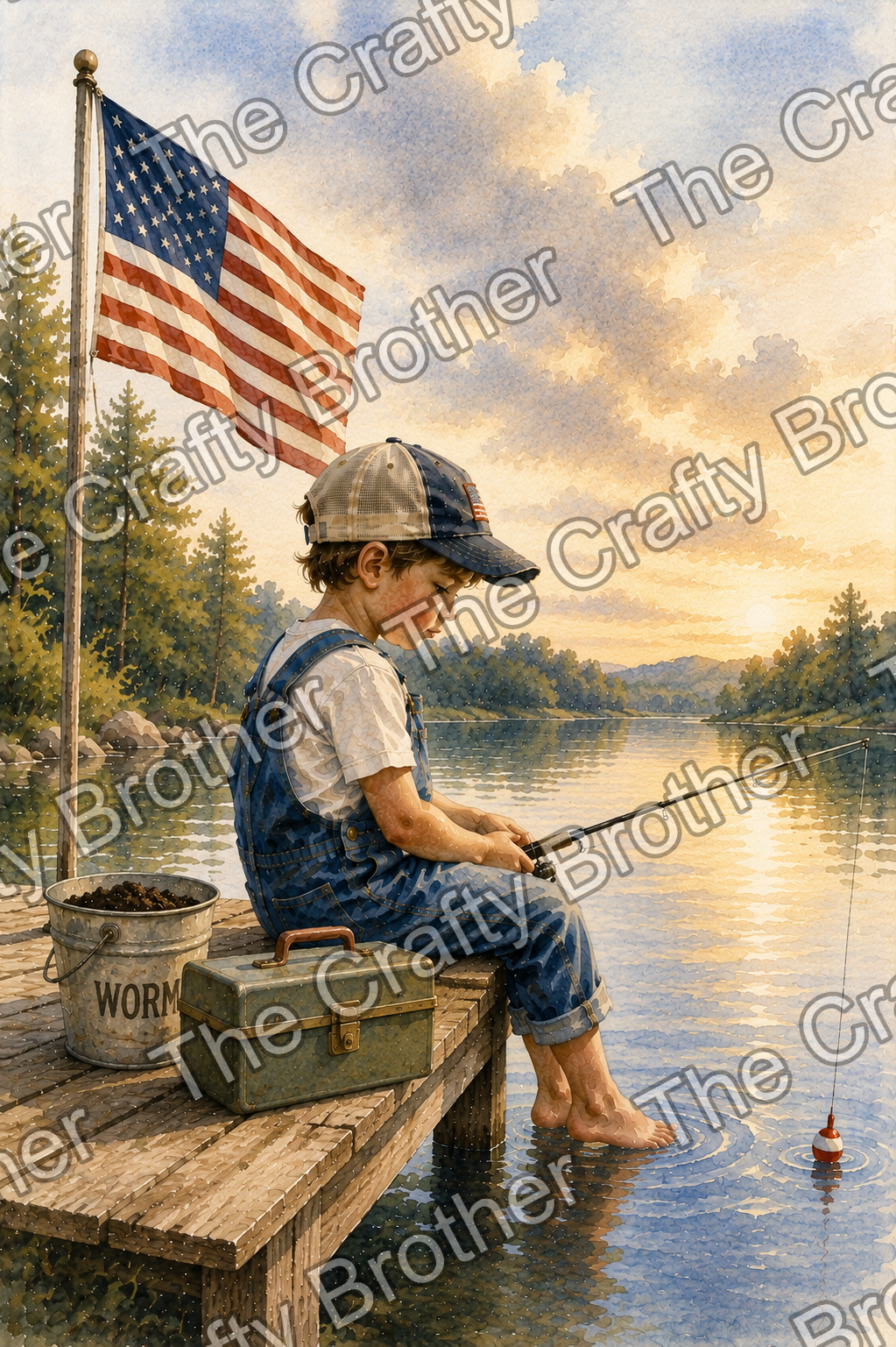 Patriotic Fishing