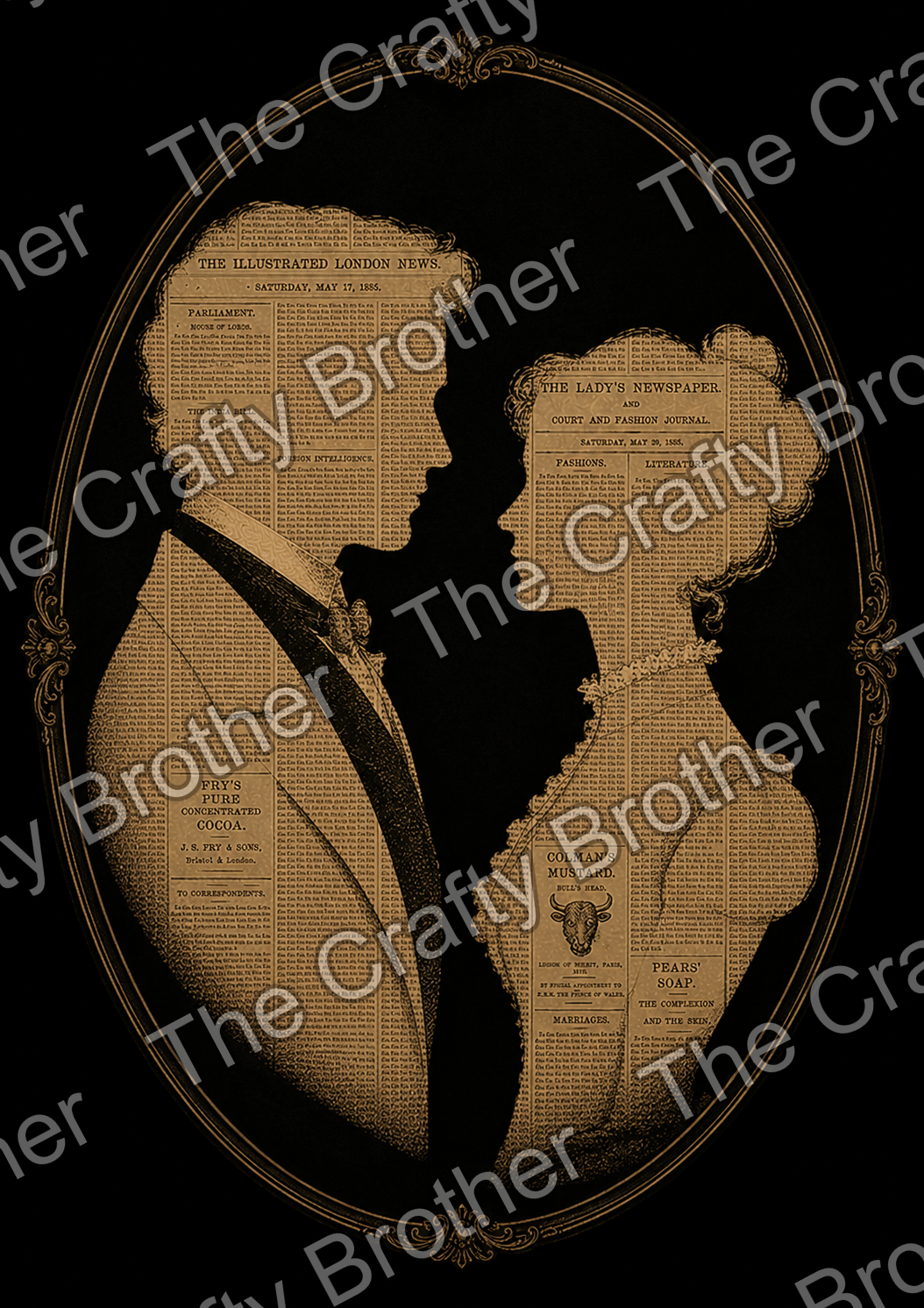 Paper Bride And Groom