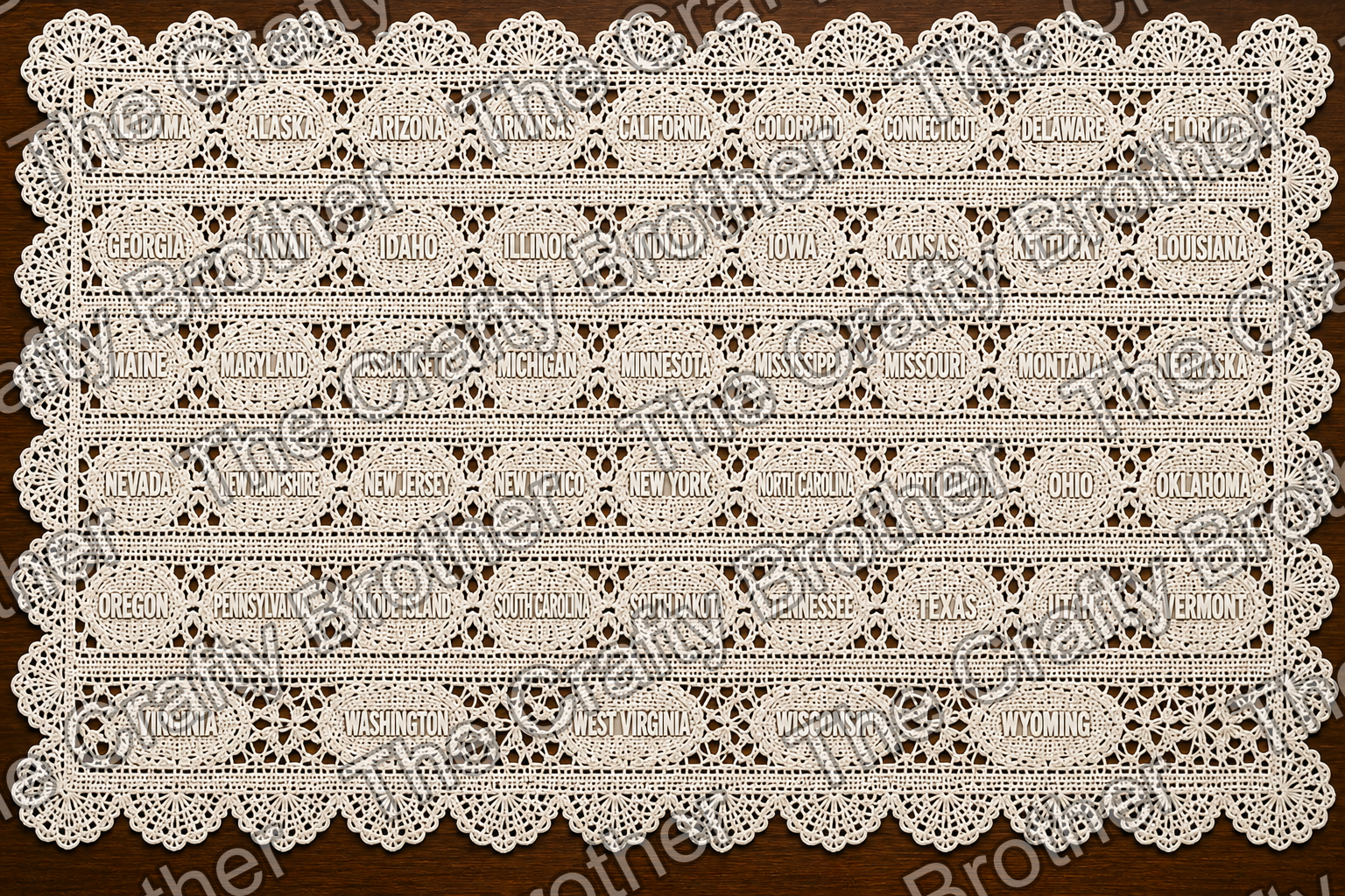 White Lace Fifty States